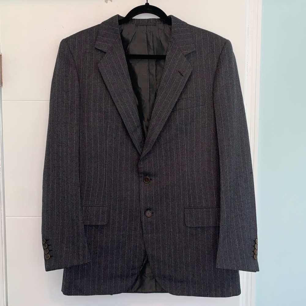 BRIONI for Aramis Paris Grey Gray Wool Blazer Sport Coat Jacket 40/50